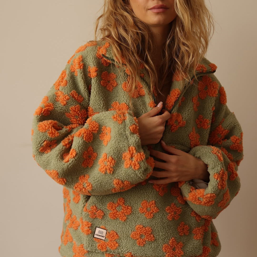 Susan | Sweater with floral print