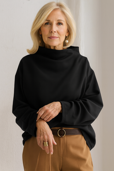 Lisa | High-Neck Casual Top