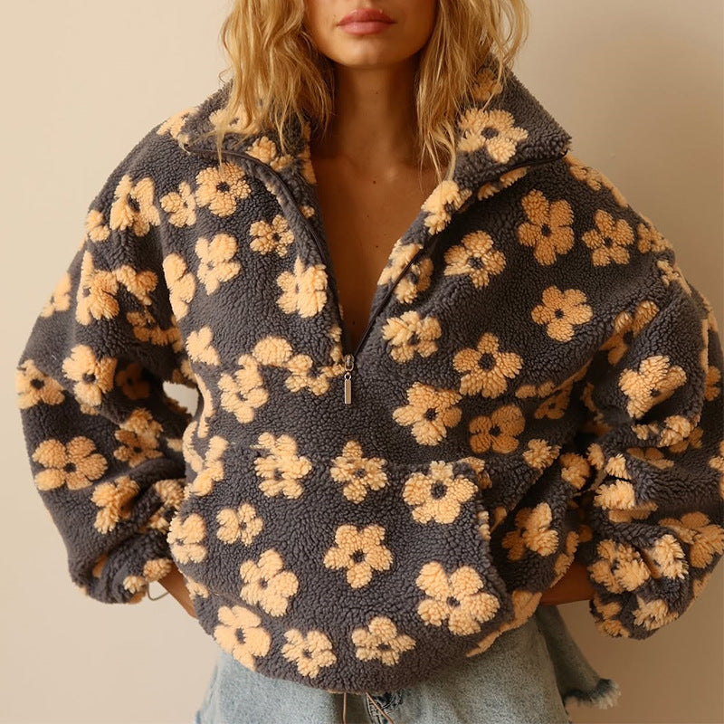 Susan | Sweater with floral print