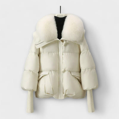 Elegant Coat with Fur