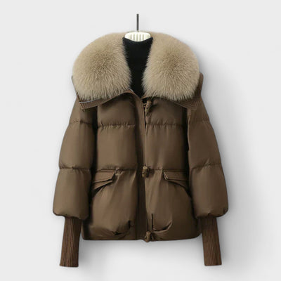 Elegant Coat with Fur