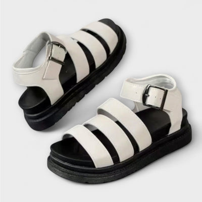 Renee – Sandals with Multiple Straps and Buckle
