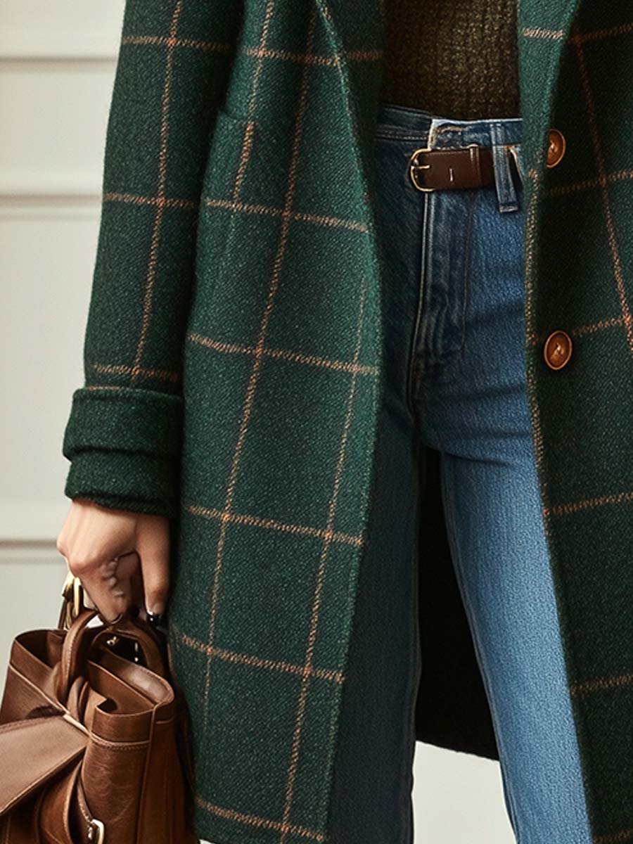 Elena | Classic checkered jacket